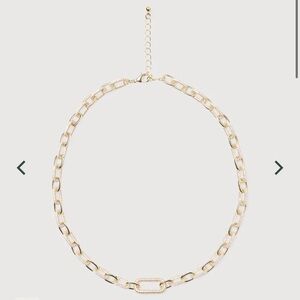 Rachel Parcell Pave Link Necklace
